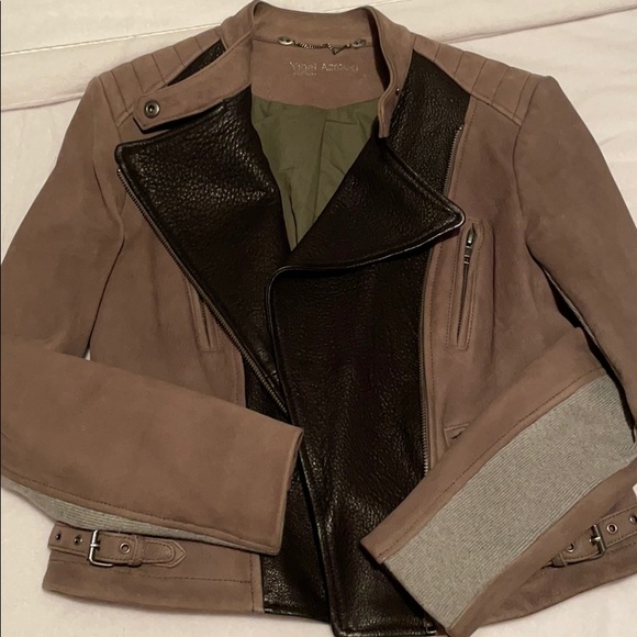 Yigal Azrouel Jackets & Blazers - Yigal Azrouel Lamb Leather Moto Jacket